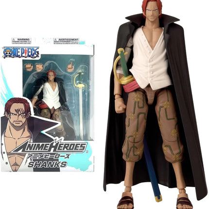 Shanks One Piece Action Figure Anime Heroes 17 cm