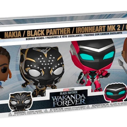 Black Panther Wakanda Forever 4-pack Vinyl Figure Funko Marvel 9 cm