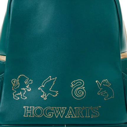 Harry Potter Hogwarts castle "golden" - Mini Backpack LoungeFly Zainetto