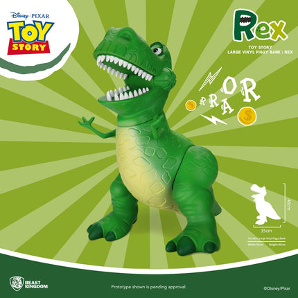 Toy Story Piggy Vinyl Bank Rex 46 cm