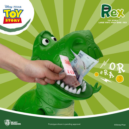 Toy Story Piggy Vinyl Bank Rex 46 cm