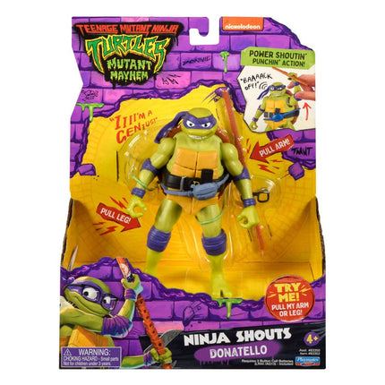 Donatello Ninja Shouts Teenage Mutant Ninja Turtles: Mutant Mayhem Action Figures 15 cm