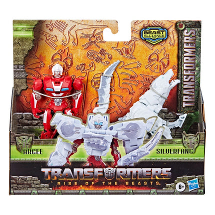 Arcee and Silverfang Action Figure Beast Alliance Combiner Transformers: Rise of the Beasts 13 cm