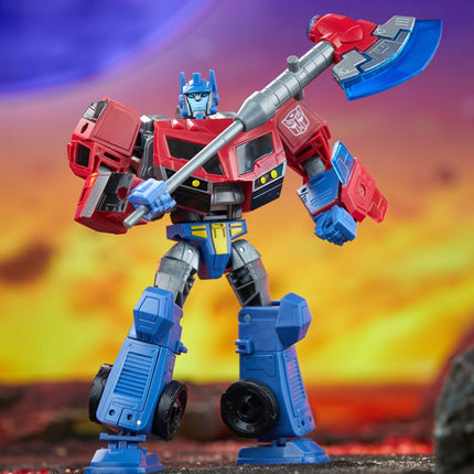 Optimus Prime Animated Universe Transformers Generations Legacy United Voyager Class Action Figure 18 cm