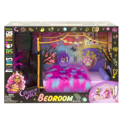 Clawdeen Wolf Bedroom Playset Monster High