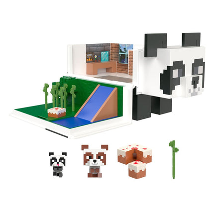 Panda Playhouse Minecraft Mob Head Minis Playset