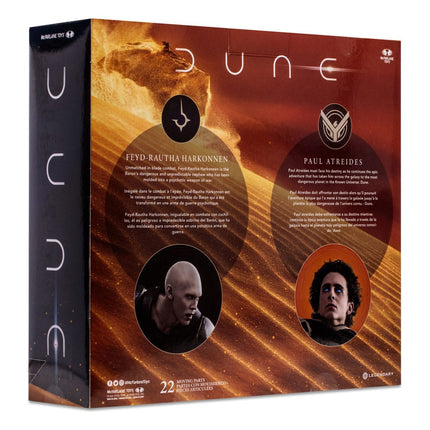 Paul Atreides and Feyd-Rautha Harkonnen Dune: Part Two Action Figure 2-Pack 18 cm