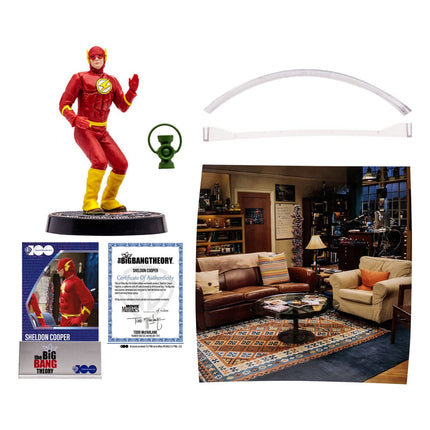 Sheldon Cooper as The Flash The Big Bang Theory Movie Maniacs Figure 15 cm