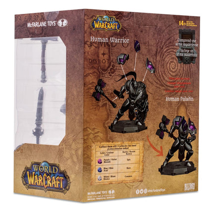 Human Paladin Warrior (Epic) World of Warcraft Posed Figure 15 cm