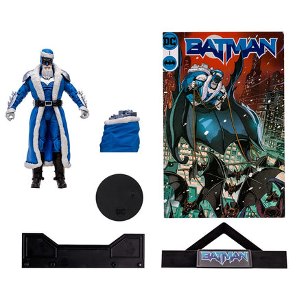 Bat Santa (Blue Variant) DC Multiverse Action Figure Gold Laber 18 cm