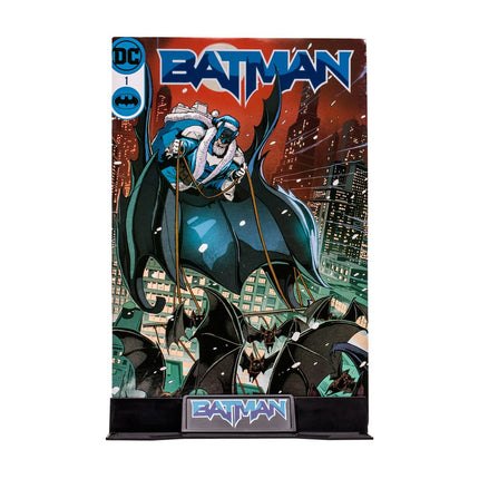 Bat Santa (Blue Variant) DC Multiverse Action Figure Gold Laber 18 cm