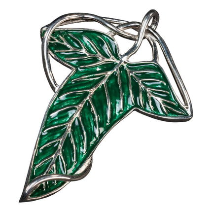 Elven Leaf Brooch & Chain (Sterling Silver) Lord of the Rings Replica 1/1