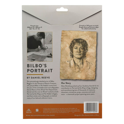 Bilbo Baggins The Hobbit Art Print Portrait 21 x 28 cm
