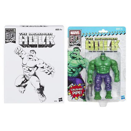 Hulk SDCC 2019 exclusiva Marvel Legends 80th Anniversary Action Figure Retro 15 cm Hasbro