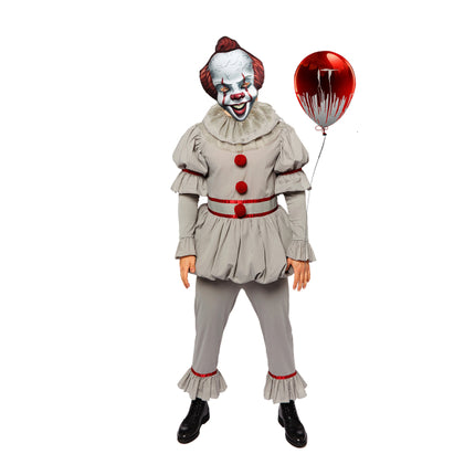 Pennywise IT Costume Carnevale Adulti Deluxe Fancy Dress