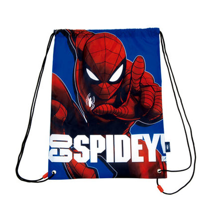 Spiderman string bag bag for school free time