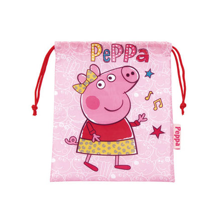 Bag Peppa Pig String Bag para el tiempo libre de la escuela
