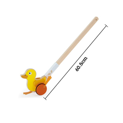 Push-fit Duck in Hape Wood