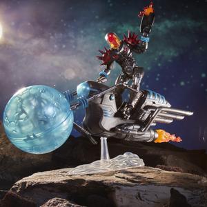 Figurine articulée Cosmic Ghost Rider Marvel Legends Series avec véhicule 15 cm