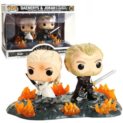 Daenerys and Jorah 2 Pack Funko POP Game of Thrones The Throne of Spade 9 cm