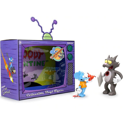 Itchy and Scratchy Simpsons figurki winylowe 2-pak Itchy Scratchy 11-20 cm