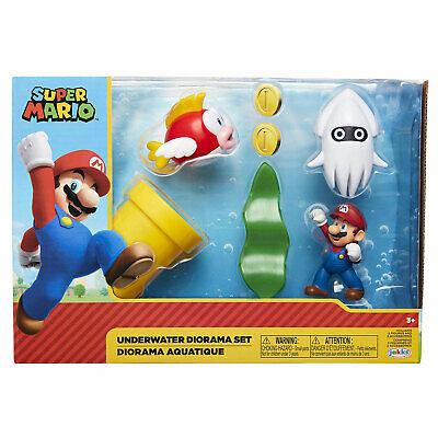 Super Mario Diorama Set Mundo Submarino de Nintendo