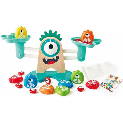 Mathematical Scale with Monsters Educational Game Wood STEAM Hape E0511