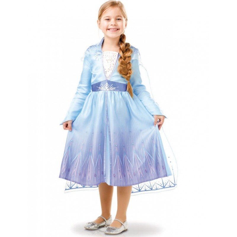 Elsa Frozen 2 Fancy Dress Classic Costume Carnevale – poptoys.it