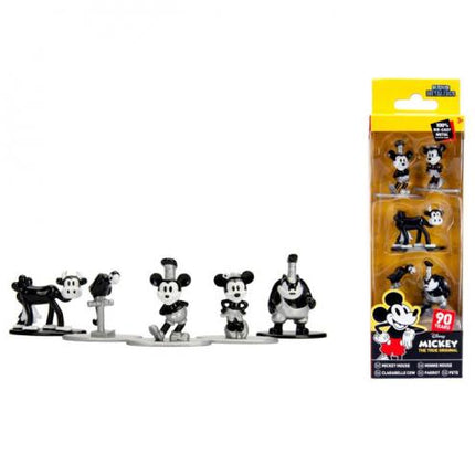 Mickey Mouse Pack 5 Mini Figures Metal Die-cast 4 cm