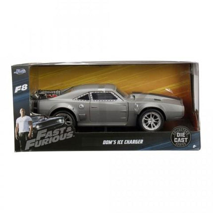 Dom  Ice Charger Modellino in Diecast Scala 1/24 Fast and Furious 8 (3948338249825)