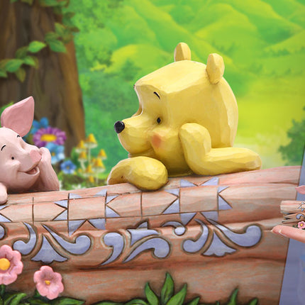 Estatuilla de resina Pooh & Piglet por Jim Shore 10 cm de Disney