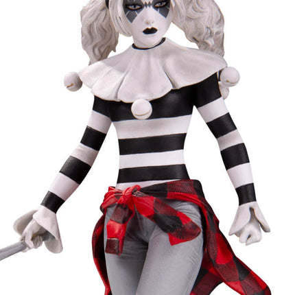 Harley Quinn DC Comics Czerwono-biało-czarna statua autorstwa Steve'a Pugha 18 cm