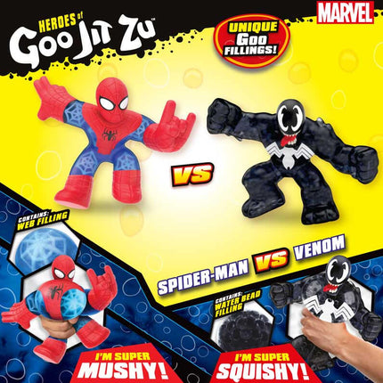 Heroes of Goo Jit Zu Double Pack Spiderman i Venom 13 cm