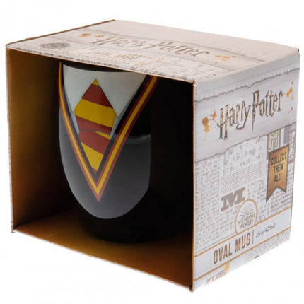 Harry Potter Taza Cerámica Taza Oval Uniforme Gryffindor