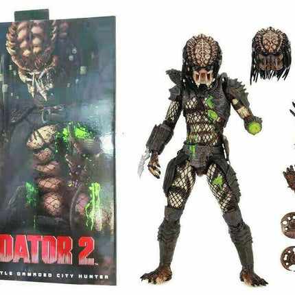 Ultimate Battle-Damaged City Hunter Predator 2 Figurka 20cm NECA 51428