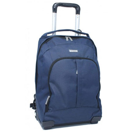 Niebieski plecak szkolny Comix Maxi na kółkach