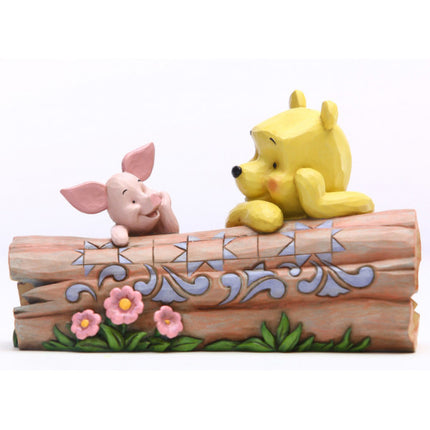 Estatuilla de resina Pooh & Piglet por Jim Shore 10 cm de Disney