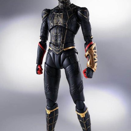 Spider-Man Black/Gold Action Figure S.H Figuarts No Way Home Bandai Tamashii