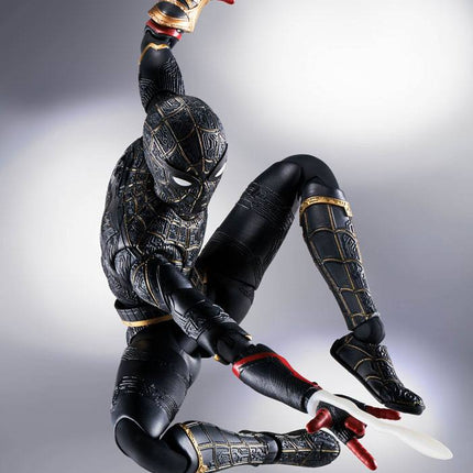 Spider-Man czarno/złota figurka SH Figuarts No Way Home Bandai Tamashii