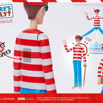 Where's Wally? Mega Hero Action Figure 1/12 Wally 17 cm - OCTOBER 2021