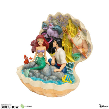 The Little Mermaid Disney Figurine Shell Scene The Little Mermaid 20 cm