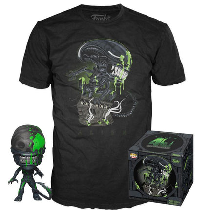 Alien POP! & Tee Box 40th Xenomorph T-Shirt Box ADULT SIZE M