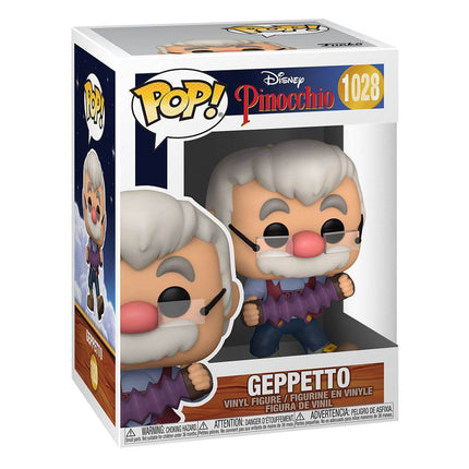 Geppetto W/Accrdion Pinocchio 80th Anniversary POP! Disney Vinyl Figure 9 cm - 1028 - MARCH 2021