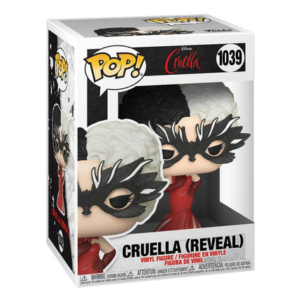 Cruella POP! Disney Vinyl Figure Cruella (Reveal) 9 cm - 1039 - JULY 2021