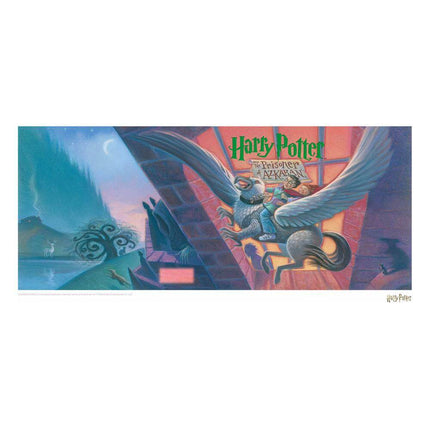 Harry Potter Art Print Więzień Azkabanu Okładka książki Artwork Edycja limitowana 42 x 30 cm - LIPIEC 2021