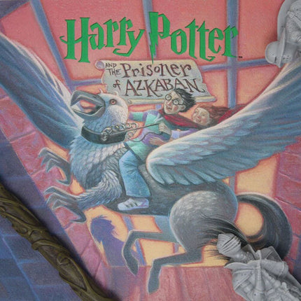 Harry Potter Art Print Więzień Azkabanu Okładka książki Artwork Edycja limitowana 42 x 30 cm - LIPIEC 2021