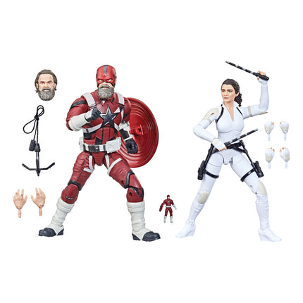 Czerwony Strażnik i Melina Czarna Wdowa Marvel Legends Figurka 2-pak 2021 15 cm
