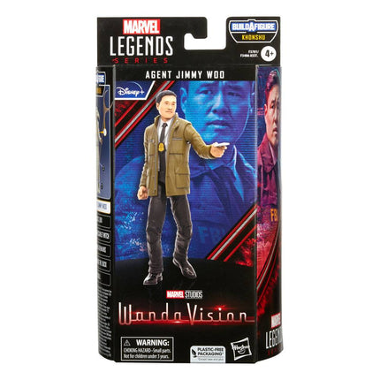 Agent Jimmy Woo WandaVision Marvel Legends Action Figure Khonshu BAF 15 cm