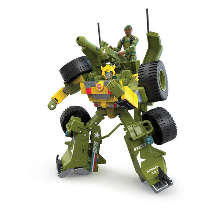 Bumblebee A.W.E. Striker with Lonzo `Stalker´ Wilkinson Transformers x G.I. Joe Mash-Up Action Figure 23 cm