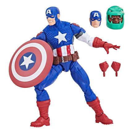 Ultimate Captain America Marvel Legends Action Figure Puff Adder BAF 15 cm